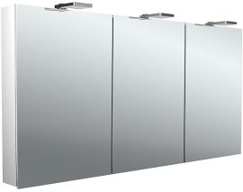 Emco, Asis Flat2 Style tükrös szekrény világítással három ajtóval
