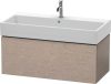 Duravit L-Cube, mosdó szekrény  98,4 cm széles LC 6178 furnérozott, Vero Air