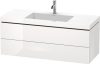 Duravit Vero Air, mosdó szekrénnyel 120 cm széles LC6929, dekor 2