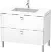 Duravit Brioso, mosdó szekrénnyel 100 cm széles BR4702 dekor 1, Vero Air