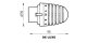 Herz radiátor termosztátfej "Porsche Design" elefántcsont (RAL 1015)
